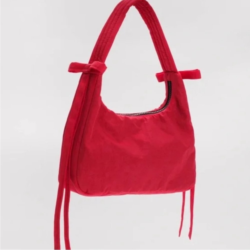 NWT sandy liang baggu red shoulder bag